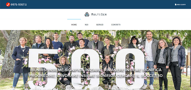 Multiser s.r.l. - Corporate WebSite