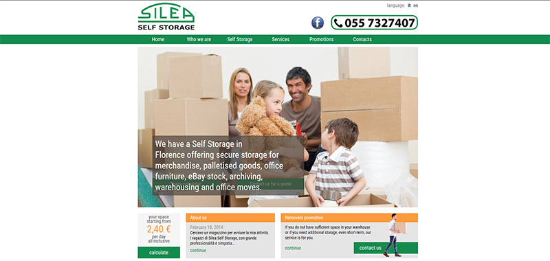 Silea Self Storage - Coroporate WebSite