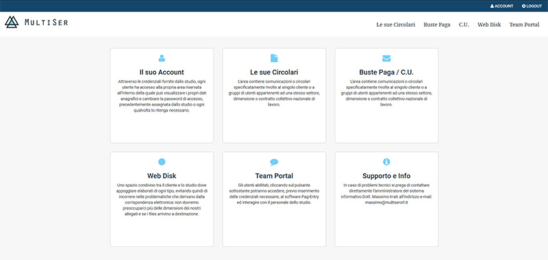 Multiser s.r.l. - WebApp